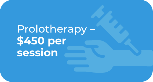 Prolotherapy - $450 per session