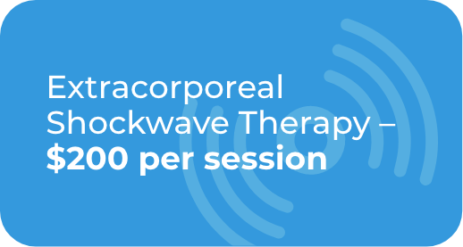 Extracorporeal Shockwave Therapy - $200 per session